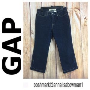 💸Gap Cropped Bootcut denim Jean size 8